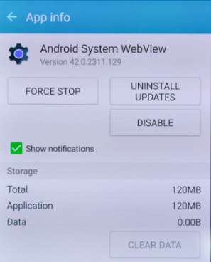 Android_WebView_Update_uninstall